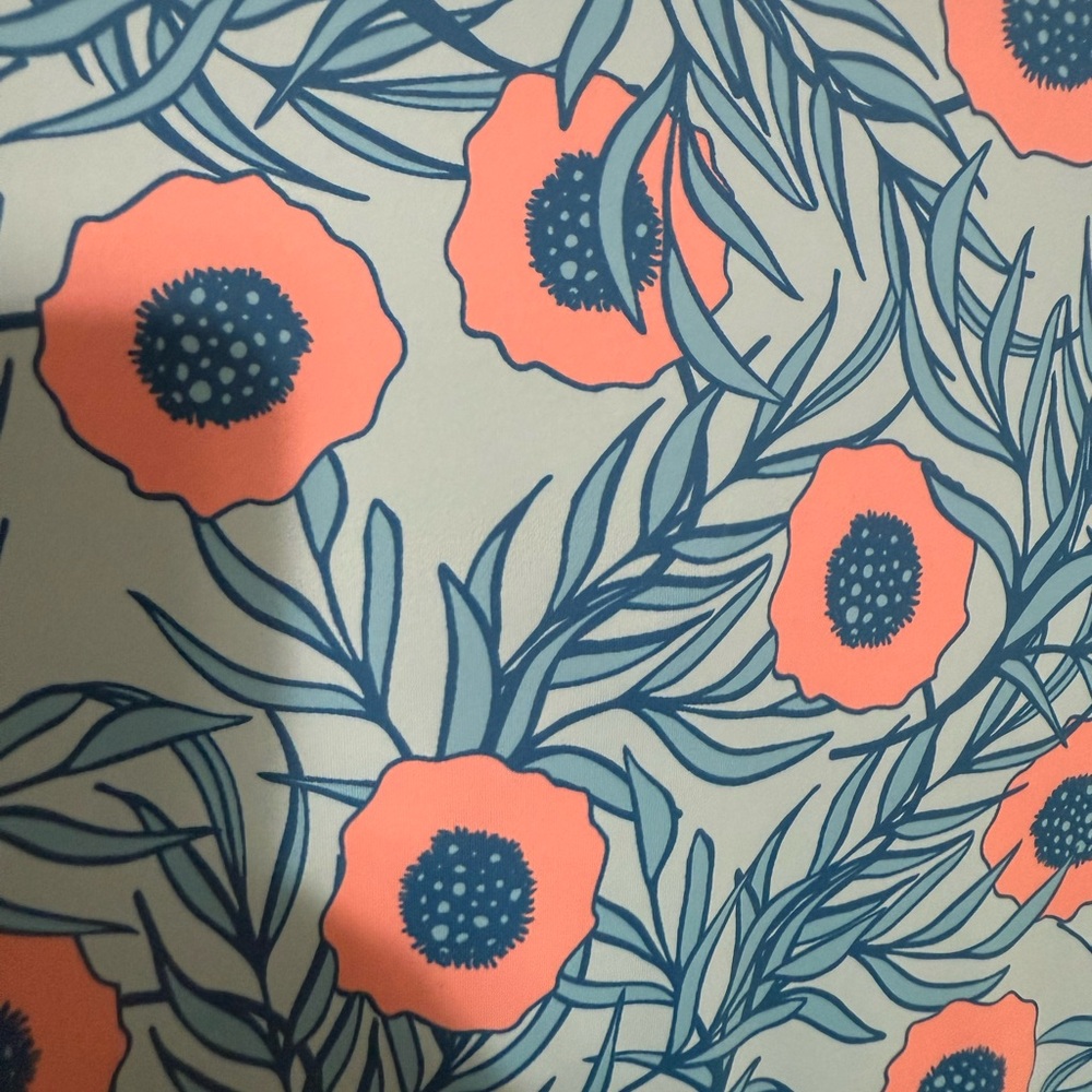 Sunday Swagger Blue and Pink Floral Polo - Picture 5 of 5